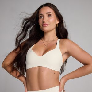 MP Dames Tempo Twist Back Sport-bh - Kokosnoot - S