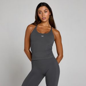 MP Women's Tempo Ultra Naadloze Longline Vest - Robust Grijs - XS