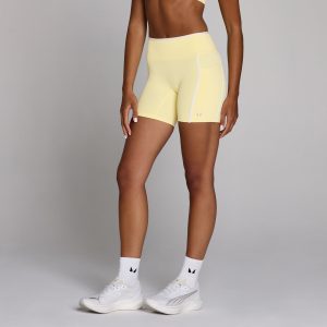 MyProtein MP Women's Velocity Contrast Cycling Shorts Botercrème L