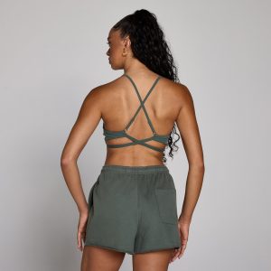 MyProtein MP Dames Tempo Verstelbare Sport BH met Bandjes op de Rug Cloudy Green M