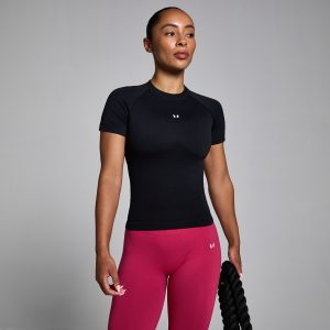 MP Women's Lift Naadloos Body Fit T-Shirt - Zwart - XS