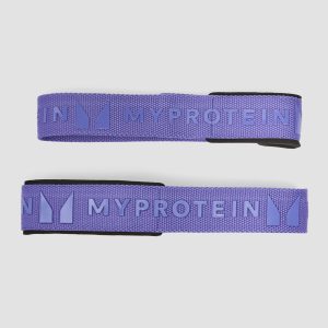 Myprotein Siliconen Grip Lifting Straps in Tas - Power Indigo