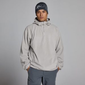 MP Heren Fleece 1/4 Rits Hoodie - Sustained Grey - XS