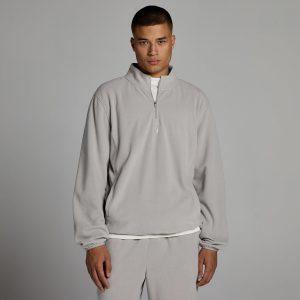 MP Heren Fleece 1/4 Rits - Sustained Grijs - XS