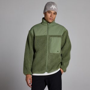 MP Heren Borg Fleece - Gewassen Olijf - XS