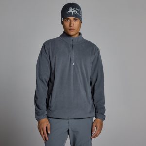 MP Heren Fleece 1/4 Rits - Graniet - XS