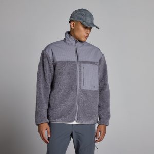 MP Heren Borg Fleece - Donker Gemêleerd - XS