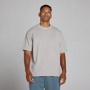 MP Men's Washed Oversized T-Shirt - Chalk Grey - XS