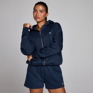 MP Dames Basics Zip Through Hoodie - Middernacht - XS