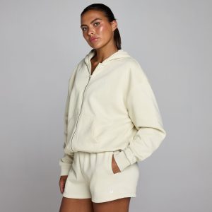 MP Dames Basics Zip Through Hoodie - Woestijnstof - S