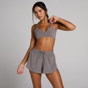 MyProtein MP Dames Tempo Twist Back Bh Dark Truffle