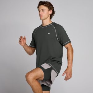 MyProtein MP Velocity Ultra Seamless T shirt voor heren Gewassen Zwart S