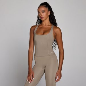 MP Women's Training Racer Back Vest - Light Taupe - XS