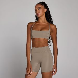 MyProtein MP Dames Training Open Rug Bh Taupe