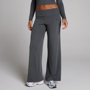 MP Dames Geribd Wijduitlopende Legging - Robust Grijs - XS