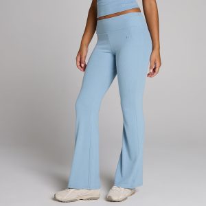 MP Dames Geribd Flared Legging - Denimblauw - XS