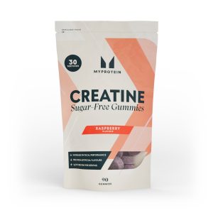 Creatine Gummies - 90 GUMMIES - 30servings - Raspberry (Sugar-Free)