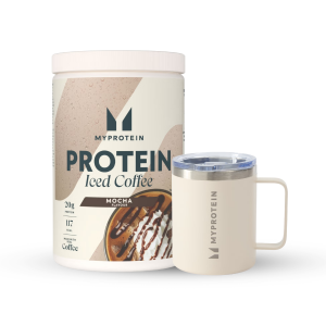 Proteïne IJskoffie Bundle - 20servings - Natural Cream Coffee Cup - Iced Matcha