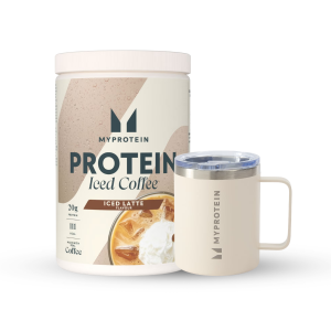 Proteïne IJskoffie Bundle - 20servings - Natural Cream Coffee Cup - Ijs Latte