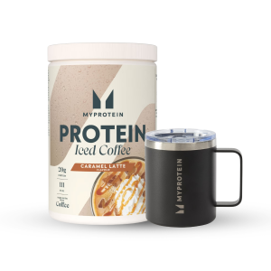 Proteïne IJskoffie Bundle - 20servings - Black Coffee Cup - Iced Caramel Latte