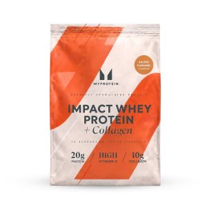 Impact Whey Protein - 2250g - 90servings - Salted Caramel (+Collagen)