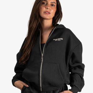 XXL Sportswear Athleisure Jacket Black