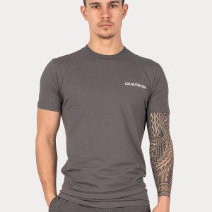 XXL Sportswear Sportswear Sportswear Essential Fitted T Shirt Dark Grey Donker Grijs