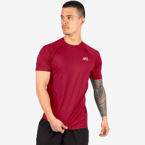 XXL Sportswear Performance T Shirt Bordeaux