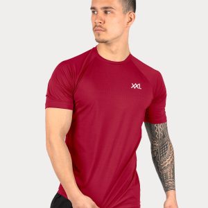 XXL Sportswear Sportswear Sportswear Performance T Shirt Bordeaux Rood