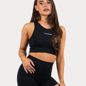XXL Sportswear Sportswear Sportswear Pulse Crop Top Black Zwart