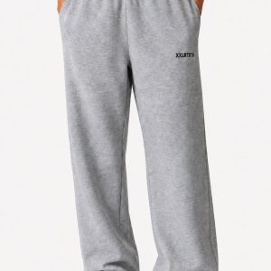 XXL Sportswear Sportswear Sportswear Straight Leg Joggers Grey Melange Grijs