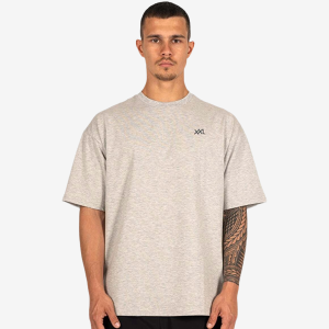 XXL Sportswear Basic T Shirt Marl Grey