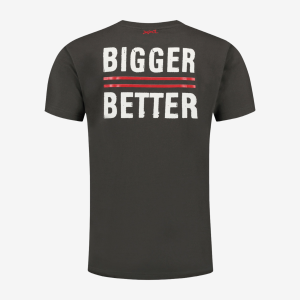 XXL Sportswear Bigger Is Better T Shirt Dark Grey