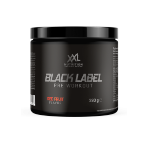 XXL Nutrition Nutrition Black Label Pre Workout Red Fruit 30 Doseringen