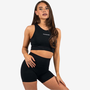 XXL Sportswear Pulse Crop Top Black